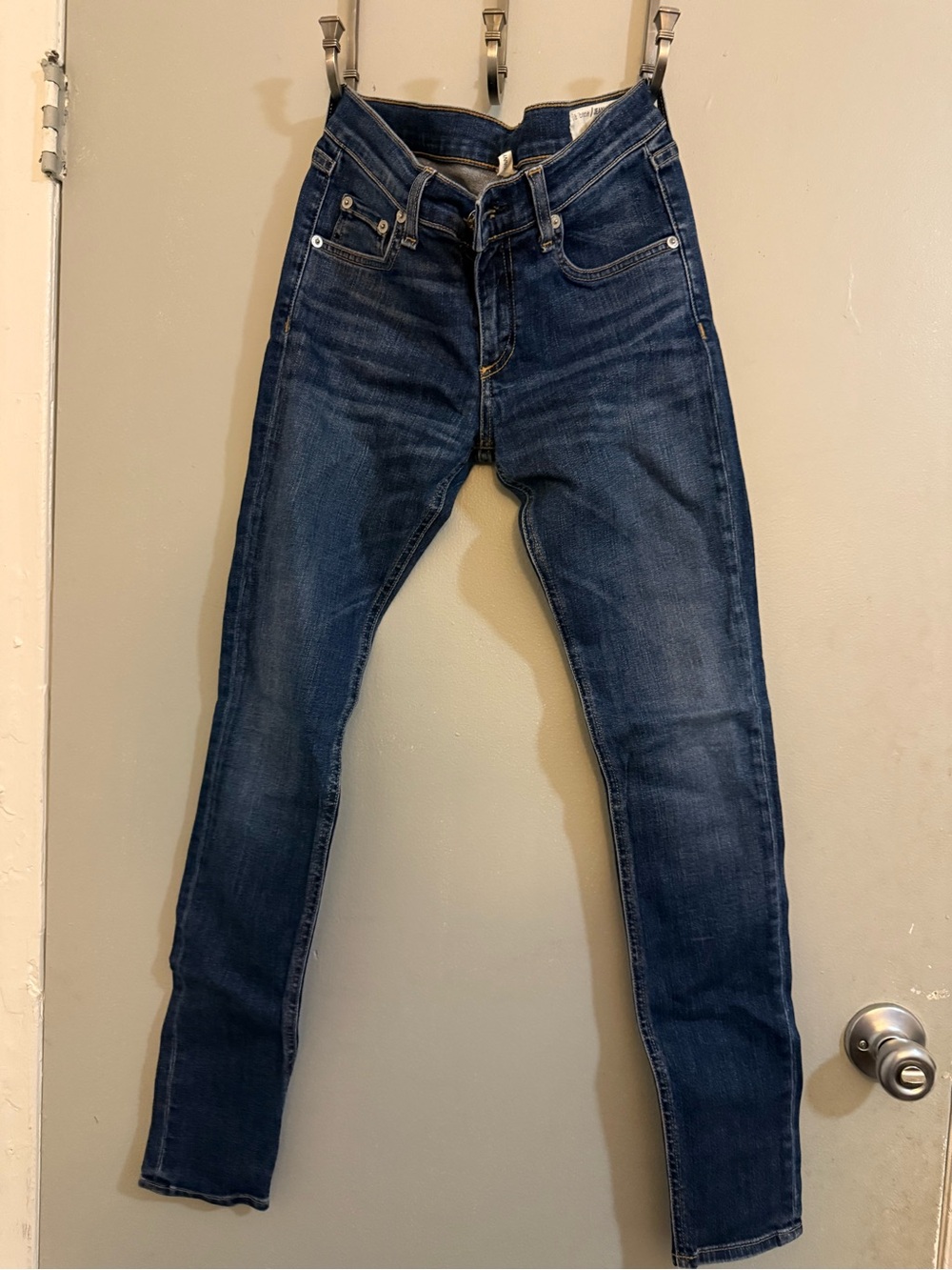 rag & bone Dark Blue Skinny Jeans